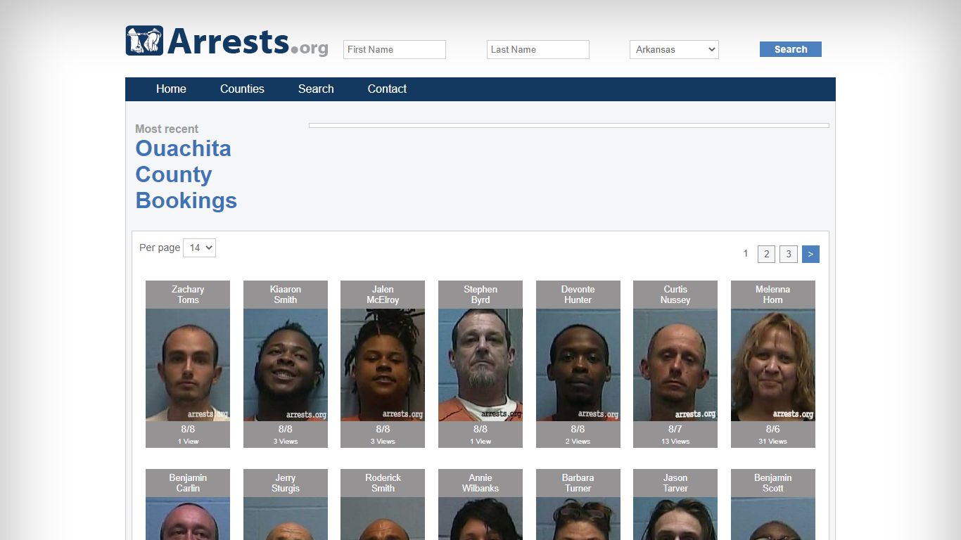 Ouachita County Arrests and Inmate Search